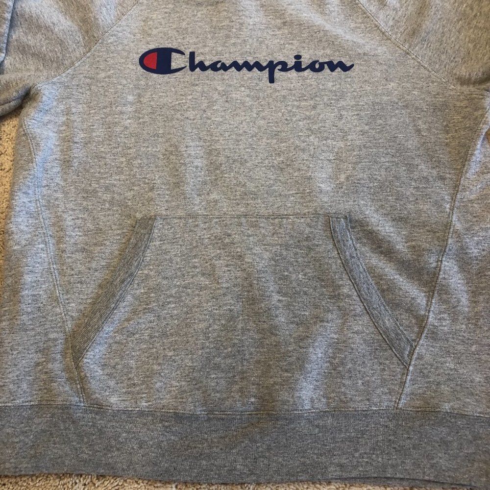 Women's Champion Gray Hoodie Sweatshirt - Picture 2 of 11